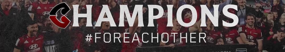 Crusaders Super Rugby banner