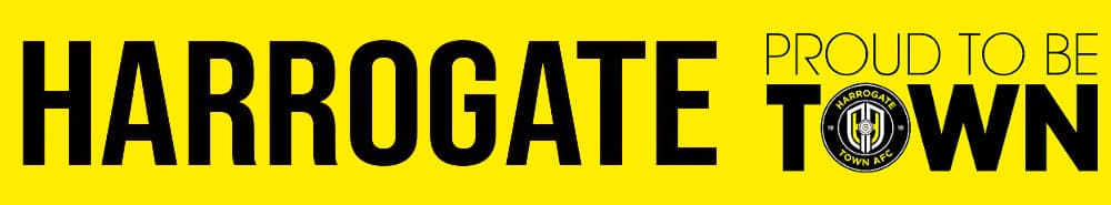 Harrogate Town FC banner